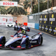 The new generation of Formula E cars, this one driven by Sam Bird, in Saudi Arabia.